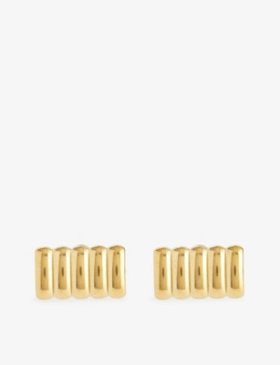 Clemmie Maxi 18ct Gold PVD Plated Stainless-Steel Earrings | Selfridges