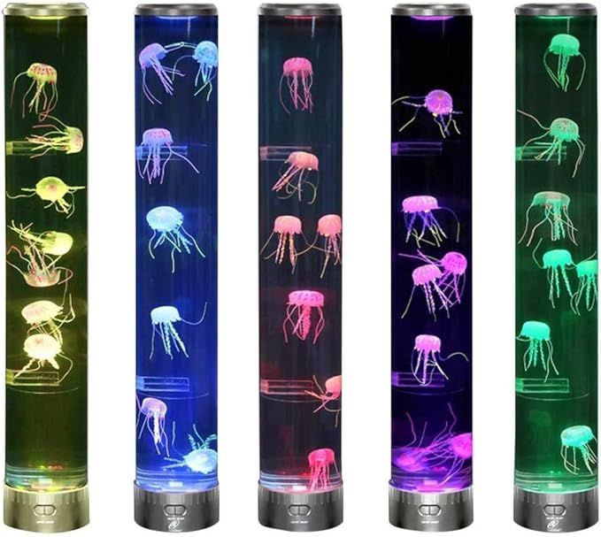 Lightahead LED Jellyfish Aqua Mood Lamp with 5 Color Changing Light Effects .The Ultimate Extra L... | Amazon (US)