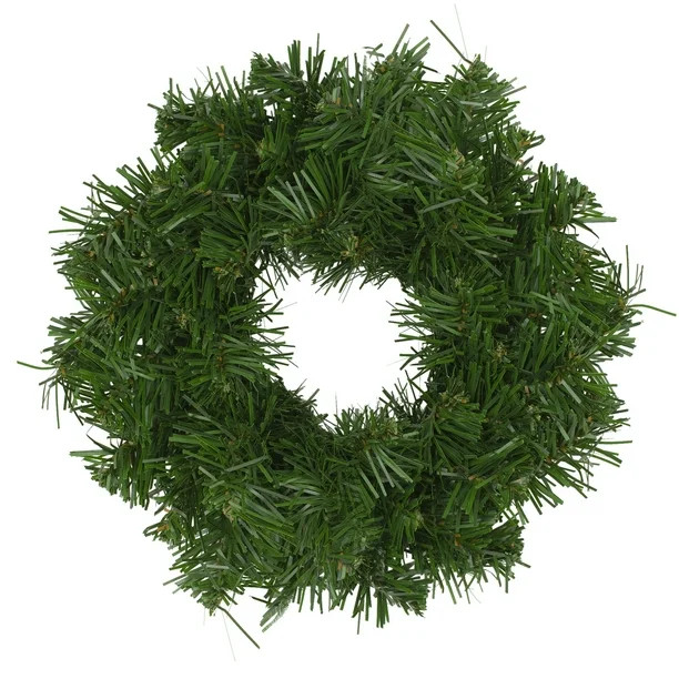 Northlight 8" Unlit Deluxe Windsor Pine Artificial Christmas Wreath | Walmart (US)