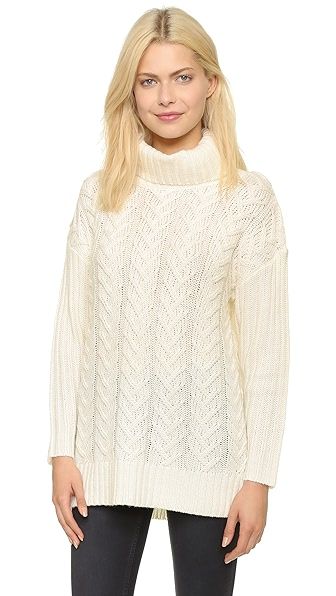 Cable Knit Turtleneck Sweater | Shopbop