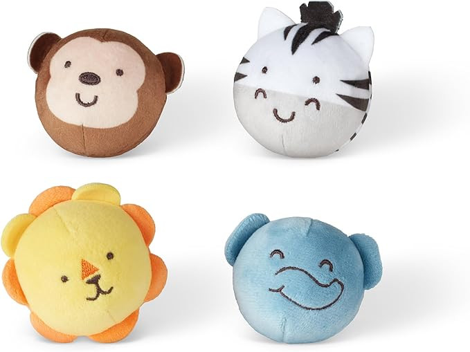 Melissa & Doug Rollables Safari Friends Infant and Toddler Toy (4 Pieces) | Amazon (US)