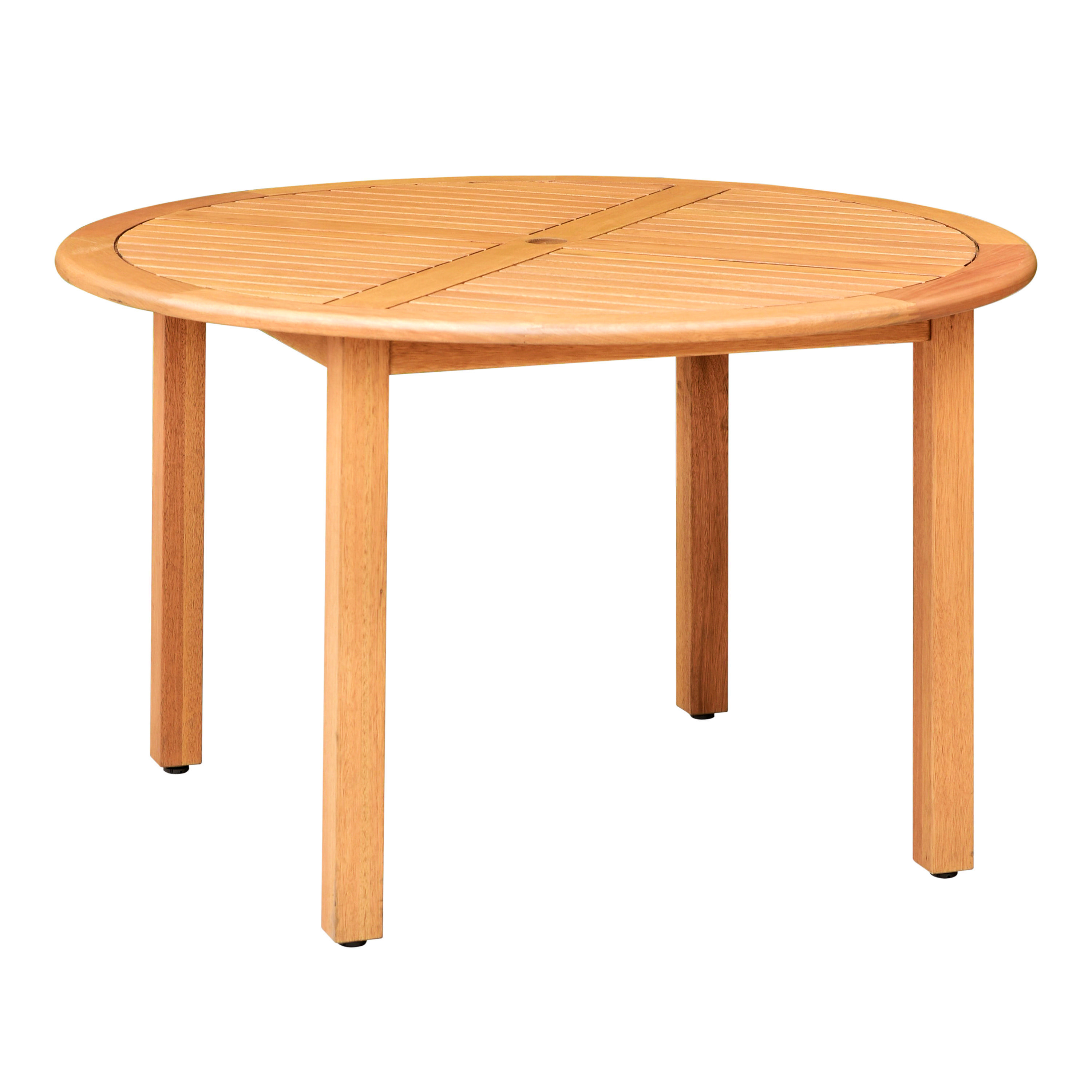 Grenada Round Eucalyptus Wood Outdoor Dining Table | World Market