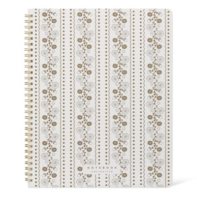 Notebook Collective 8.5"x10.5" Single Subject College Rule Notebook Victorian Garden | Target