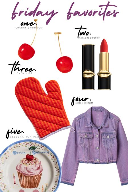 Currently vibing with cherries and that red/ purple combination. Plus the lipstick Taylor Swift wears on tour 

#LTKhome #LTKfindsunder100 #LTKbeauty