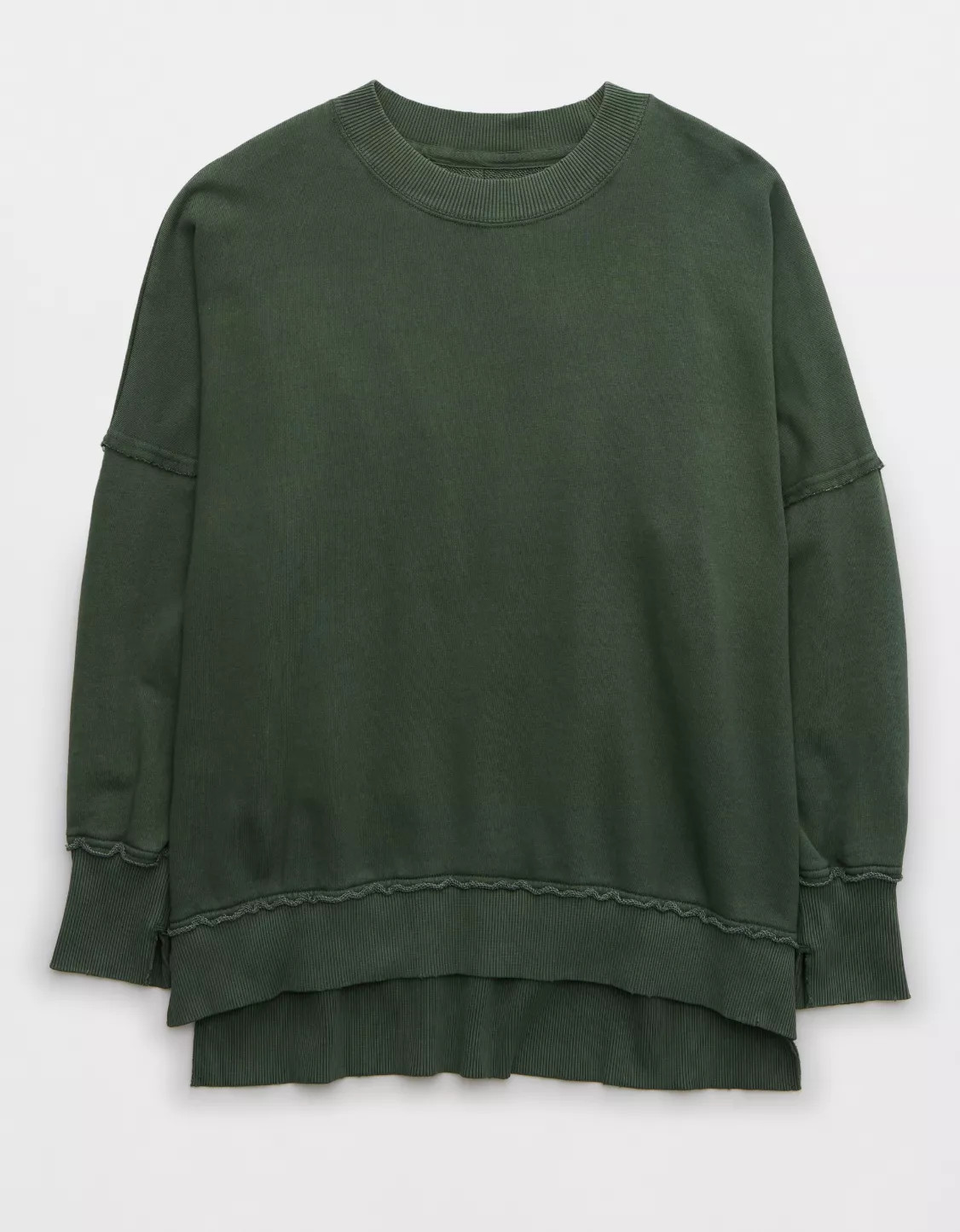 Aerie The Happiest Oversized Crew Sweatshirt | Aerie