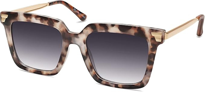 SOJOS Retro Oversized Square Sunglasses for Women Trendy Vintage Shades Classic Big Sun Glasses U... | Amazon (US)