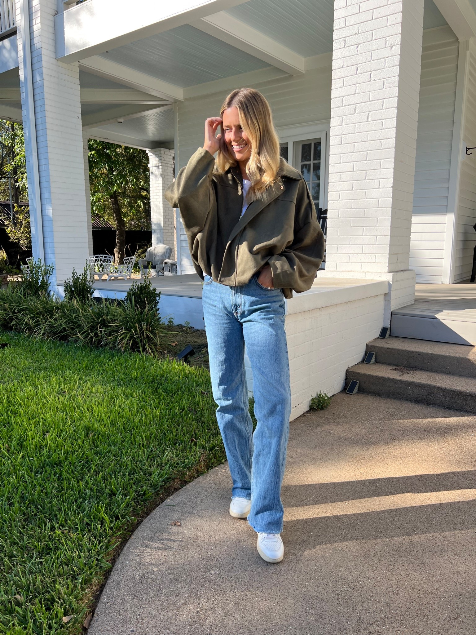 Amazon jacket and jeans 