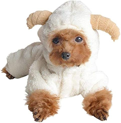 Amazon.com : AOFITEE Dog Cute Cartoon Sheep Rabbit Shape Halloween Christmas Costume, Winter Warm... | Amazon (US)