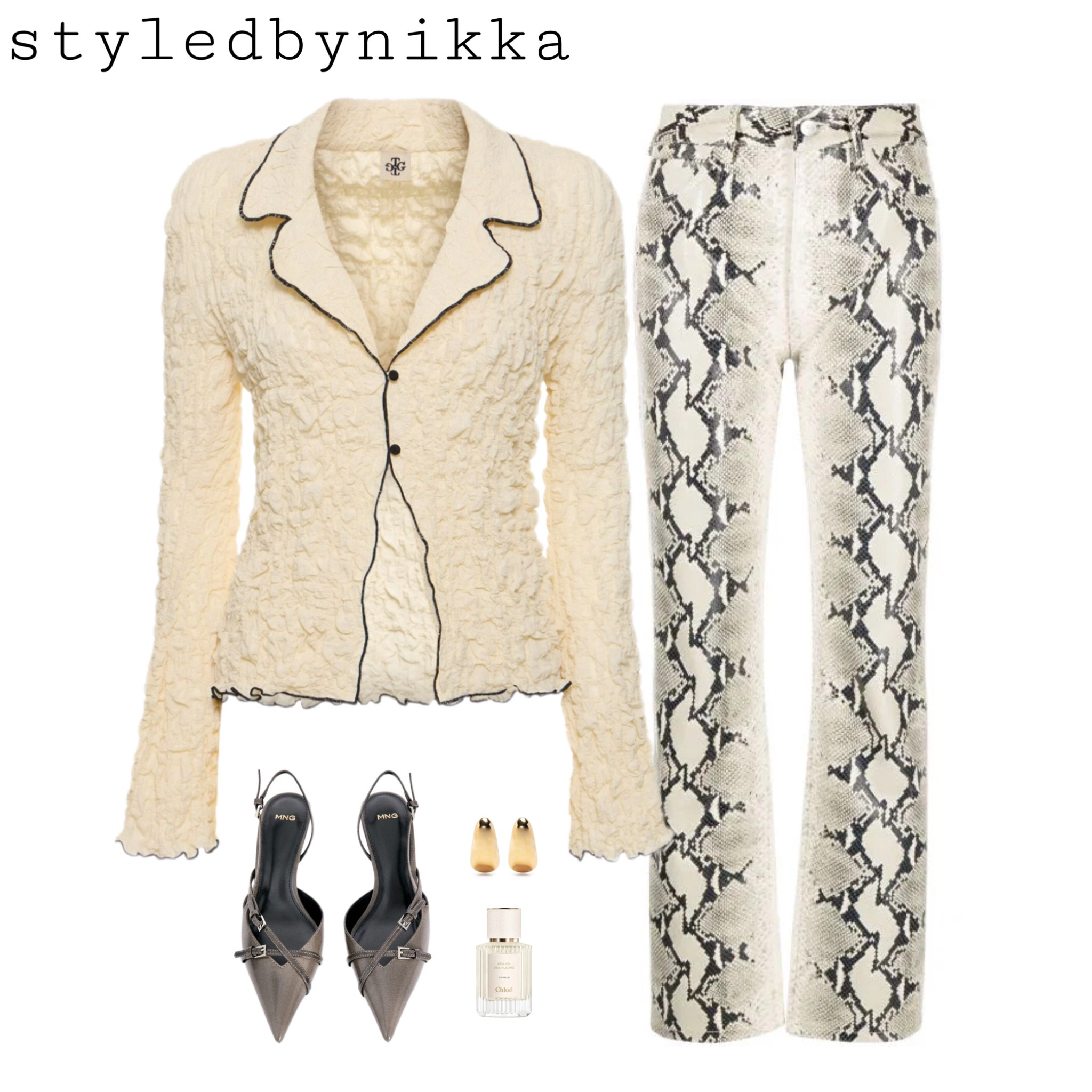 Beige and Snakeskin #newoutfit 

#LTKstyletip #LTKworkwear #LTKshoecrush