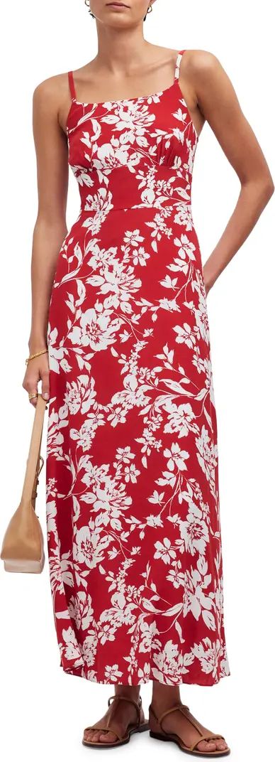 Floral Square Neck Tank Dress | Nordstrom