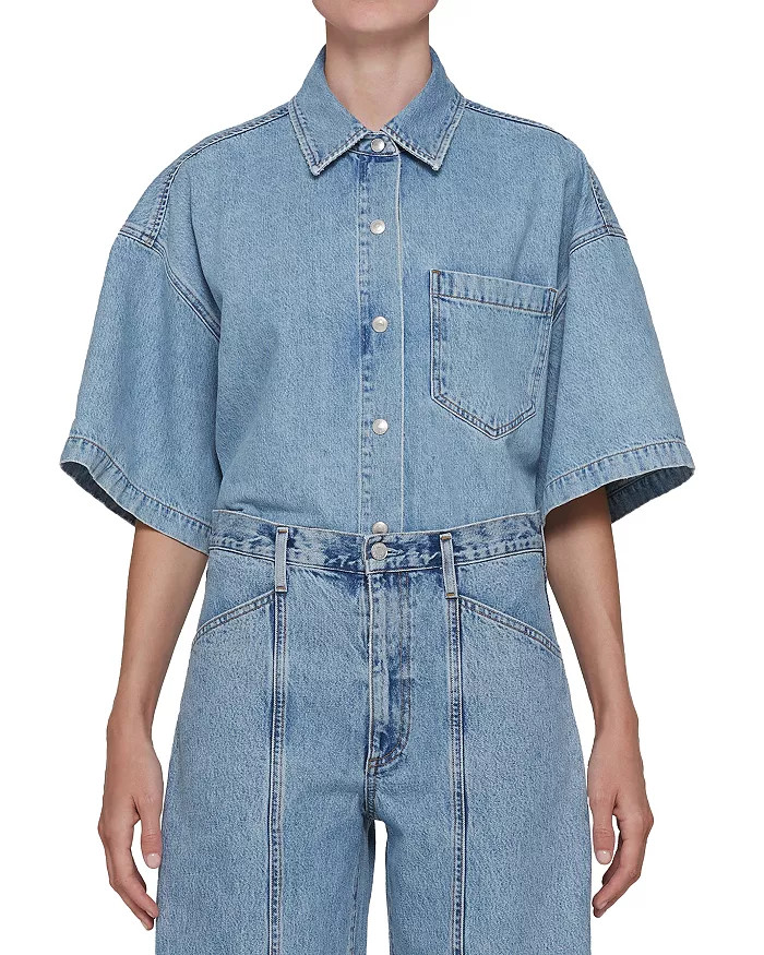 Rona Box Denim Shirt | Bloomingdale's (US)