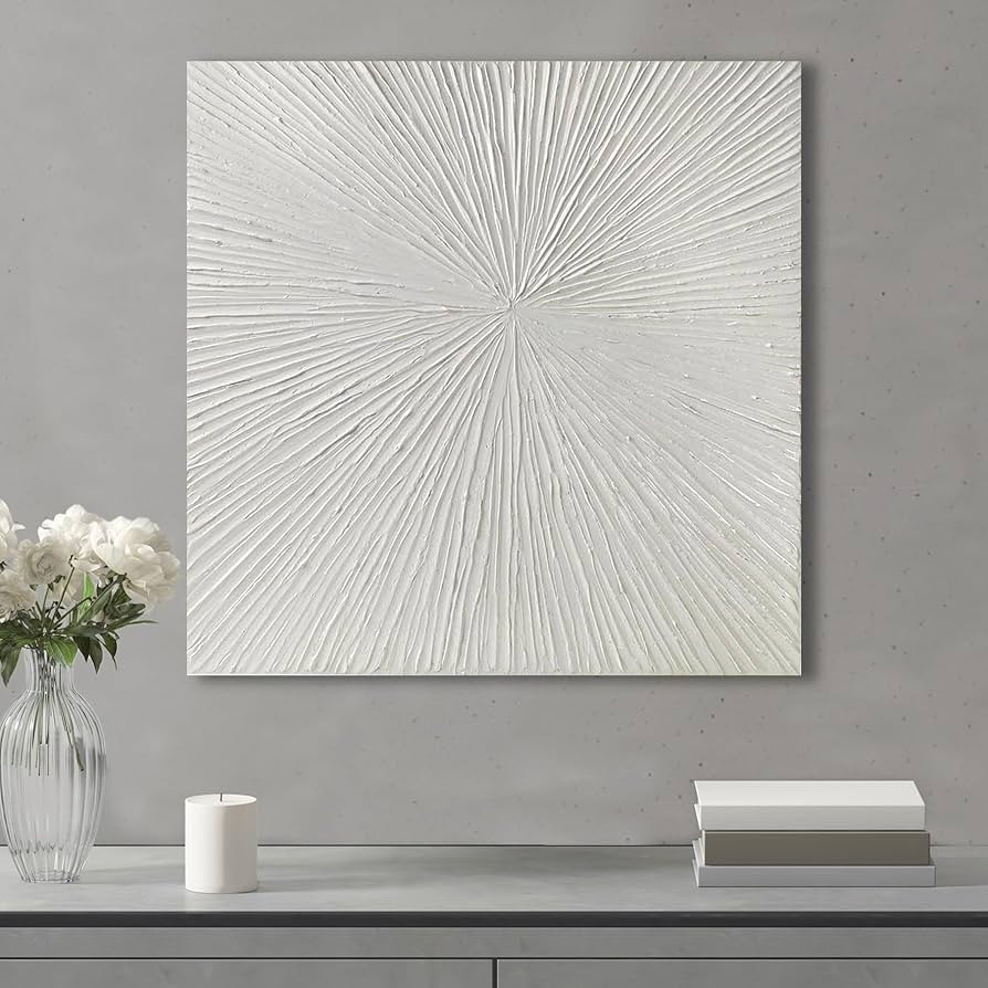 MADISON PARK SIGNATURE Sunburst Wall Art - Modern Resin Dimensional Radiant Color Hand Painted Ho... | Amazon (US)