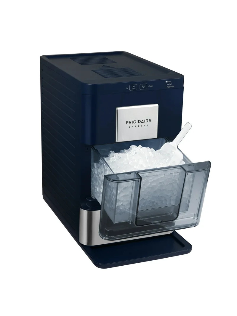Frigidaire Gallery 33 lbs. Touchscreen Nugget Ice Maker - Stainless Steel Accent, EFIC220, Navy -... | Walmart (US)