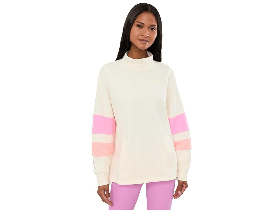 Beach Riot Jaylyn Sweatshirt Women's Sweatshirt Shoreline Color-block: SM | Zappos.com