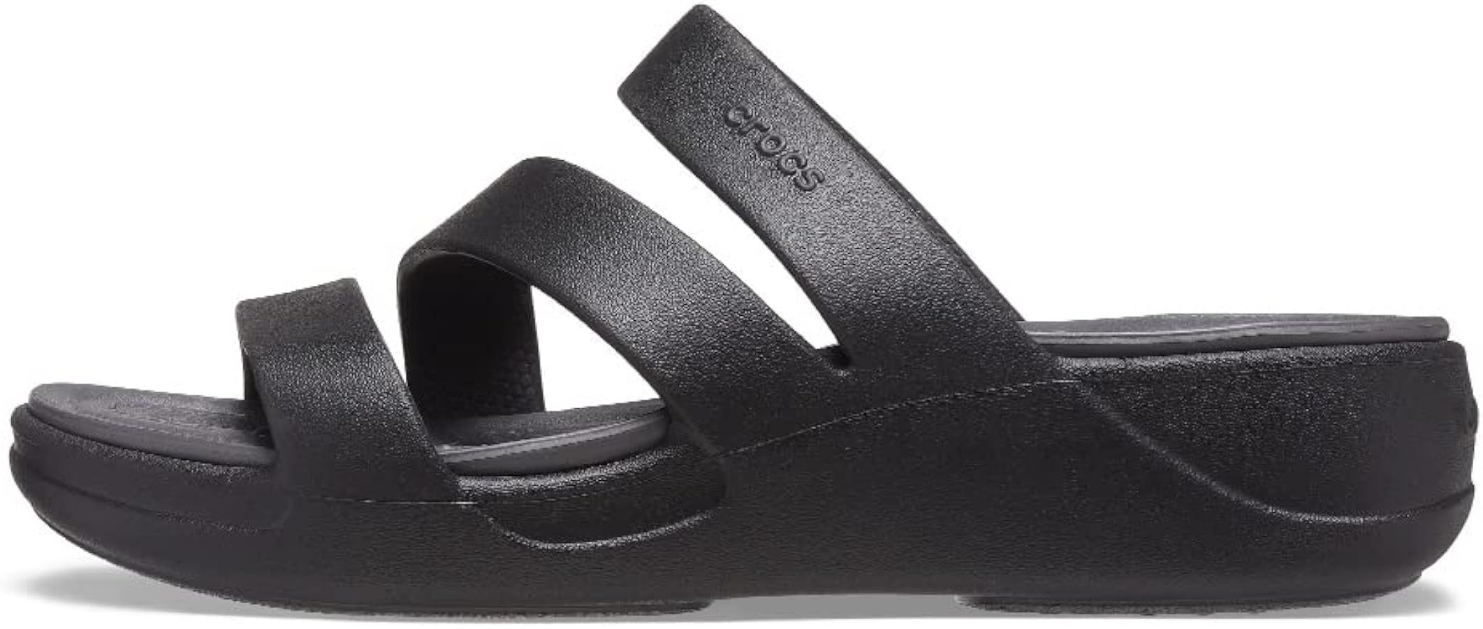 Crocs Women's Boca Strappy Wedge Sandal | Amazon (US)