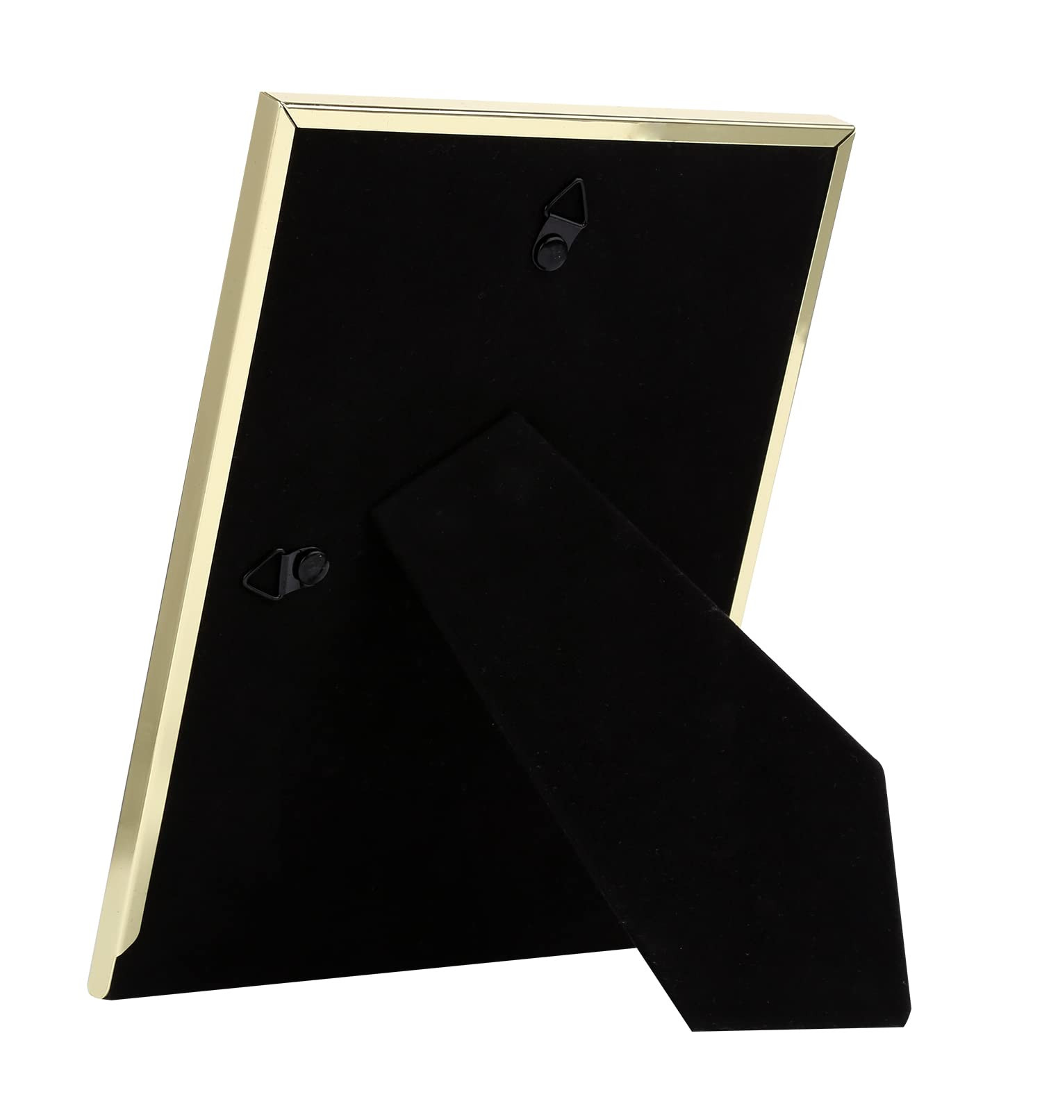 5x7'' Bamboo Detail Designs Gold Metal Picture Frame 2pack, Elegant Narrow Plated Photo Frames 5x... | Amazon (US)