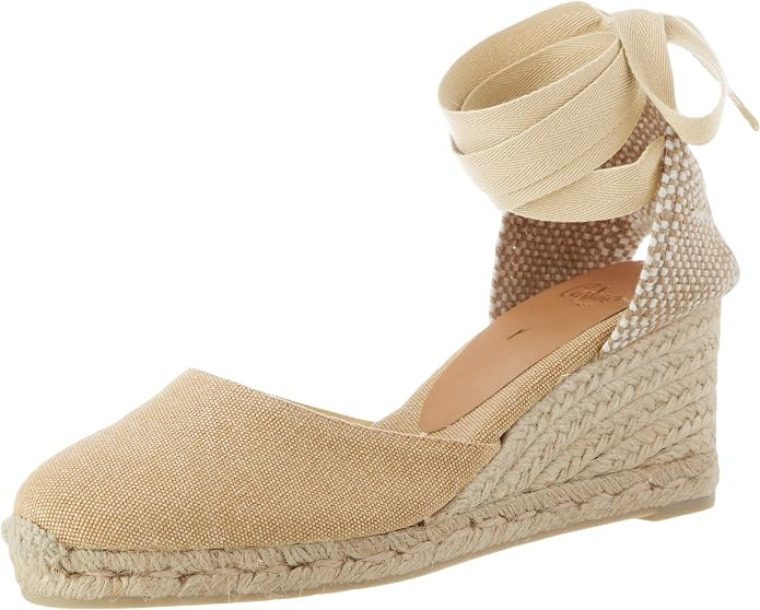 Castañer | Espadrille with Wedge Carina Made in Canvas 7 cm | Woman | Amazon (US)