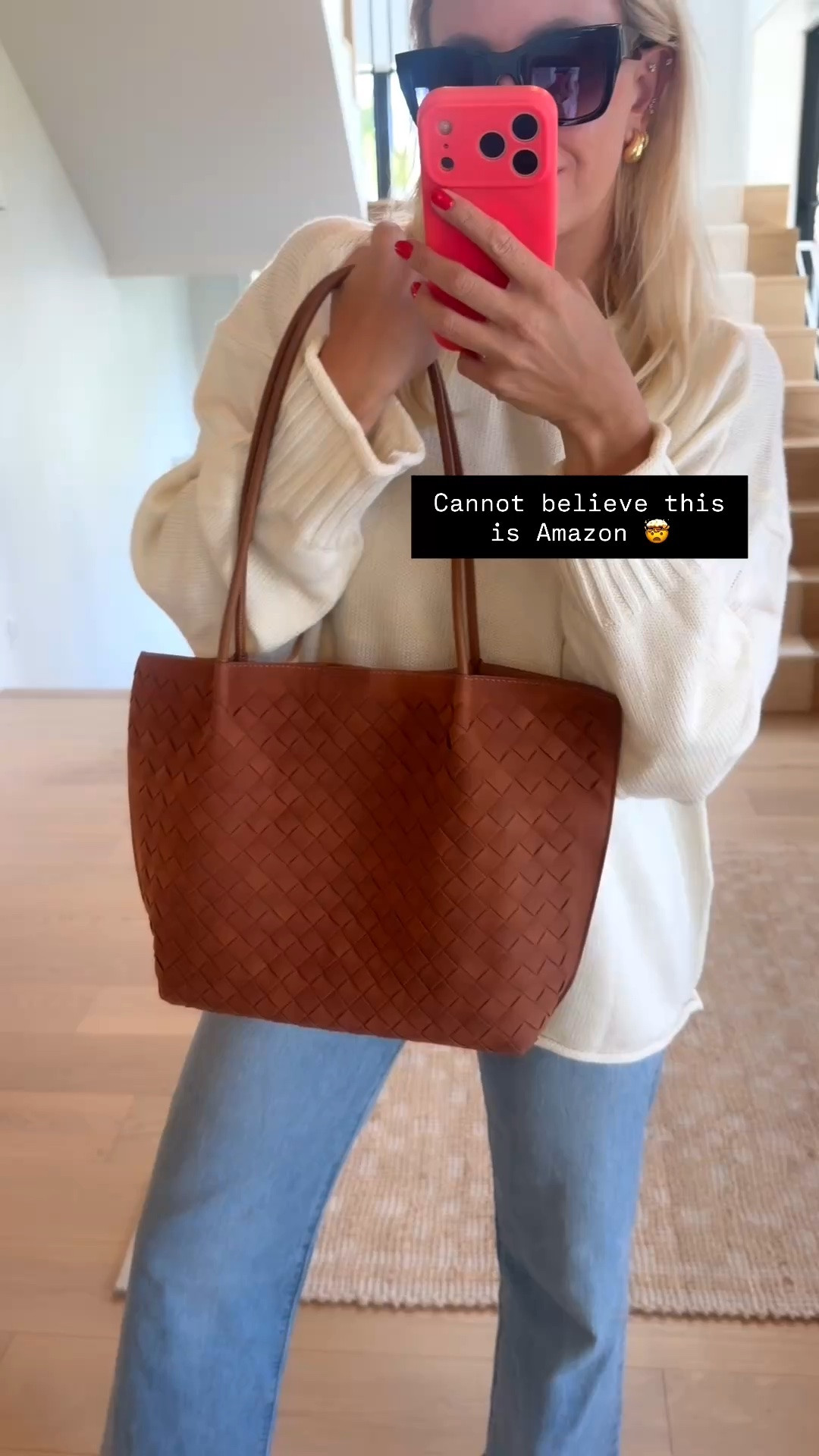 This bag looks so $$$ but it’s Amazon!