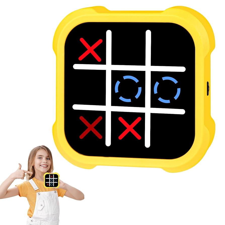 Electronic Tic Tac Toe Game - Electronic Puzzles Portable Handheld Games, 3-in-1 Tic Tac Toe Bolt... | Amazon (US)
