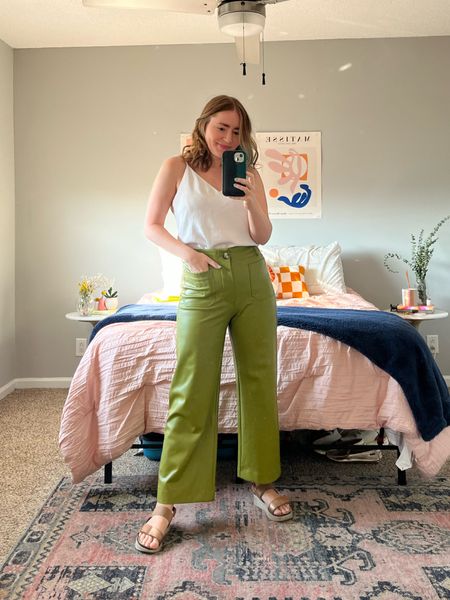 an easy Friday outfit featuring my FAV pants of all time. they fit TTS, but they’re stretchy enough you could get away with going down a size. 

#LTKworkwear #LTKstyletip