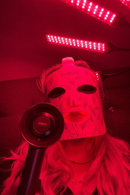 Red light therapy✨Red light led face mask and Breo scalp massager 💚

#LTKMostLoved #LTKbeauty #LTKGiftGuide