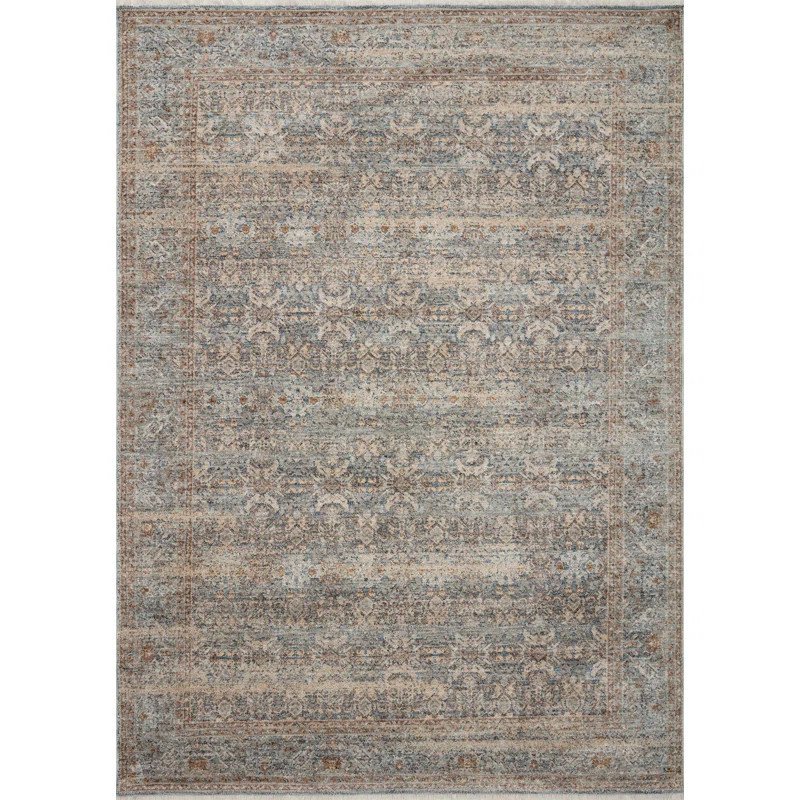 Angela Rose x Loloi Blake Ocean / Mocha Area Rug | Wayfair North America