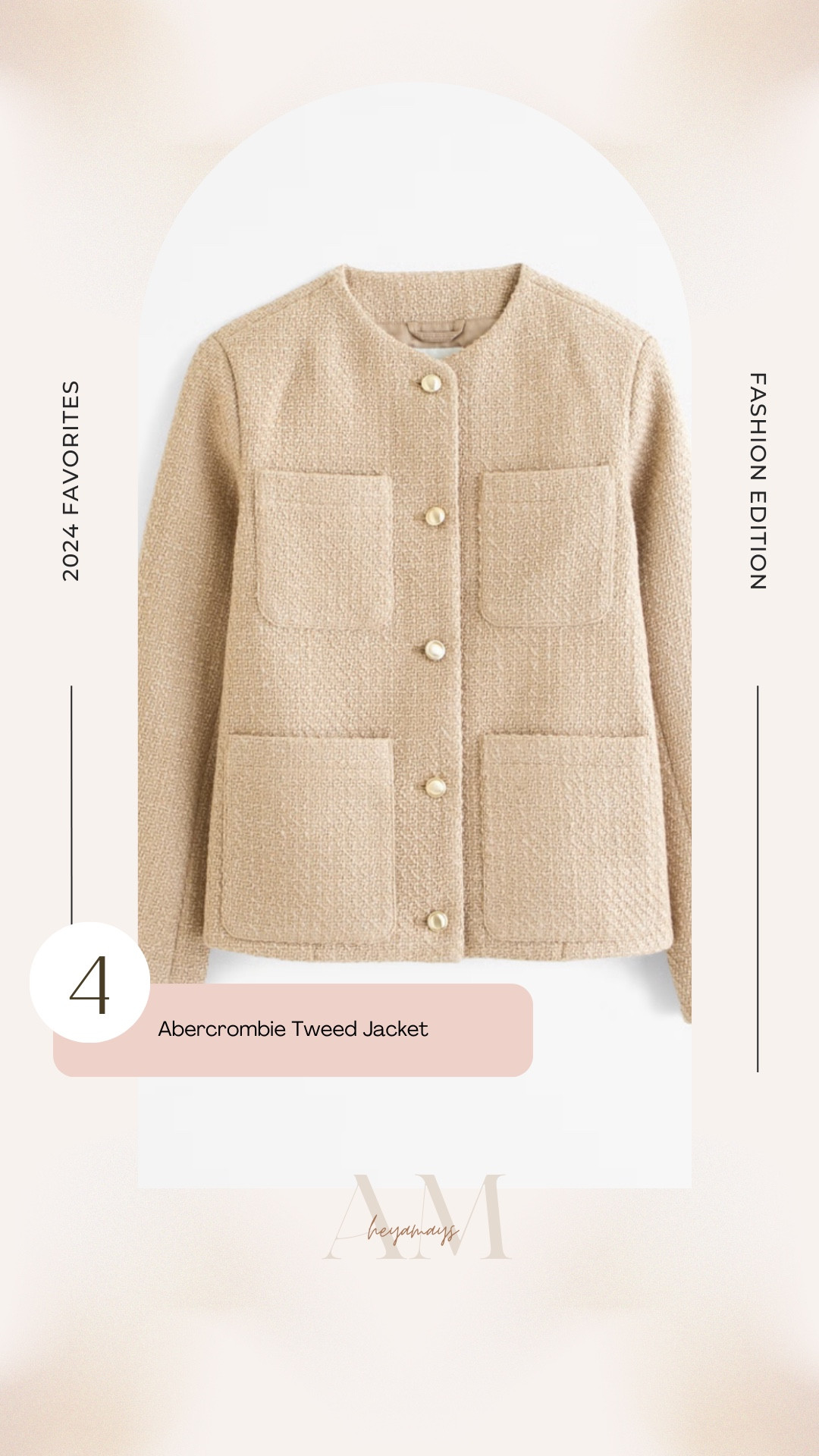 By far one of my favorite work jackets ever! It’s on the warmer side which is great for fall and winter. Makes a statement with work pants or dressed with denim.
Abercrombie style // tweed blazer // tweed jacket 

#LTKStyleTip #LTKWorkwear #LTKSeasonal