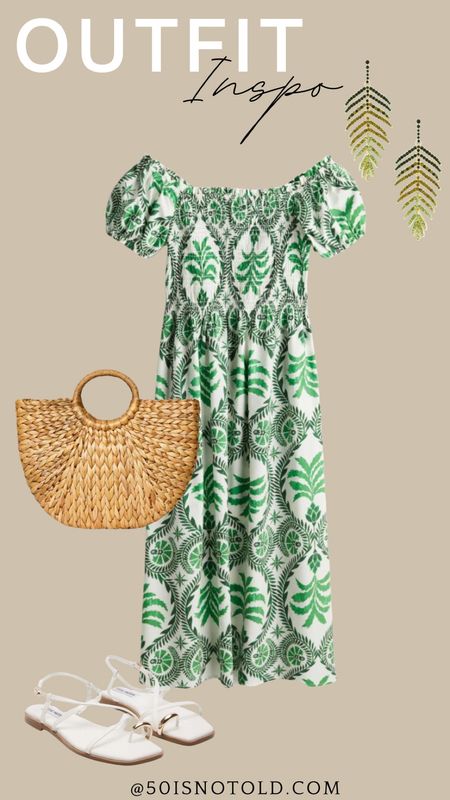 Vacation outfit idea | green maxi dress | summer handbag | white sandals | resort wear | teacher style 

#LTKTravel #LTKStyleTip #LTKWedding