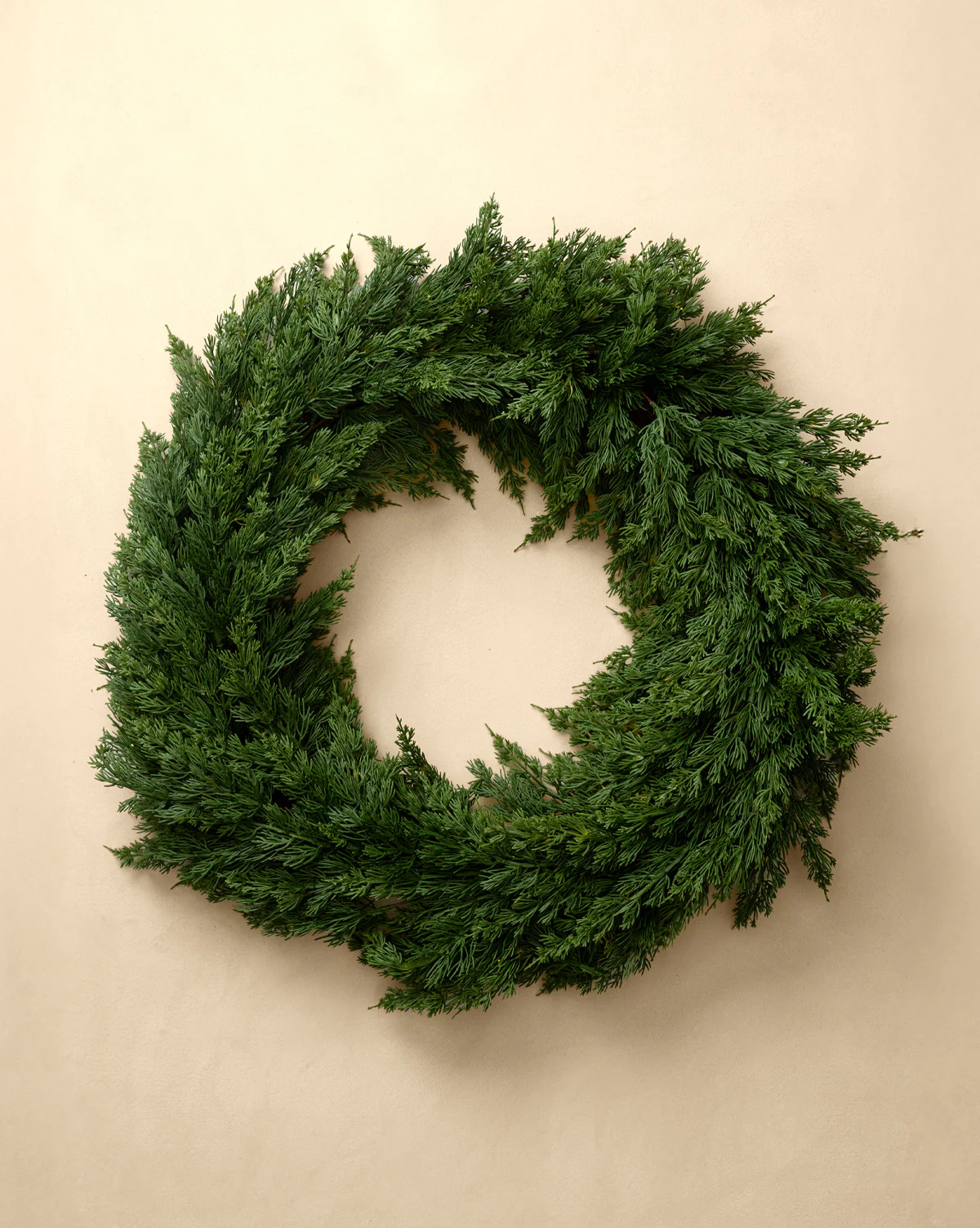30" Classic Cedar Pre-Lit Faux Wreath | McGee & Co. (US)