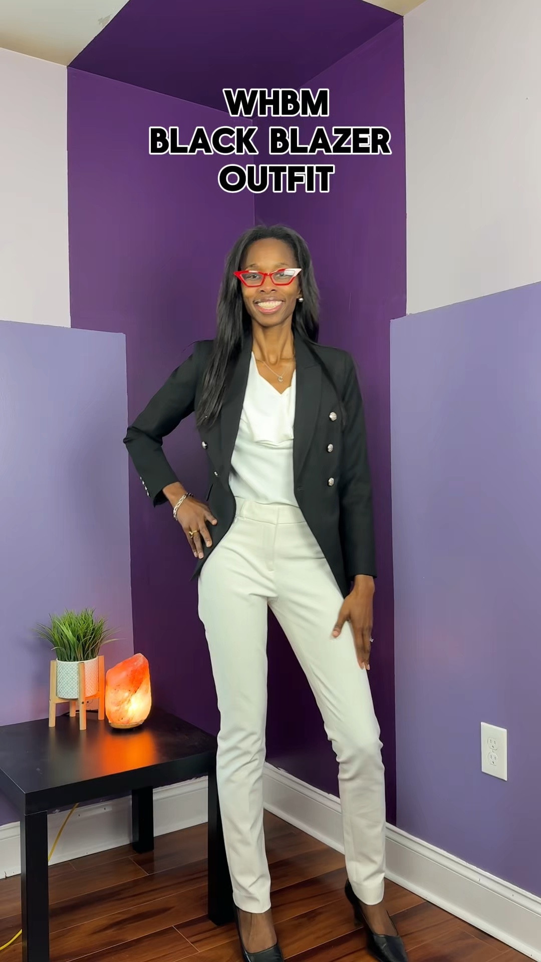 This black blazer has me in a chokehold!  Pairing it with this cream and a black shoe was easy!   @whbm #whbm

#LTKStyleTip #LTKWorkwear #LTKGiftGuide