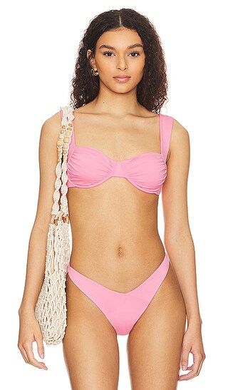 Stella Underwire Top in Guava | Revolve Clothing (Global)