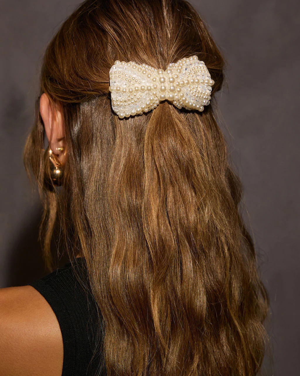 Final Piece Pearl Bow Barrett | VICI