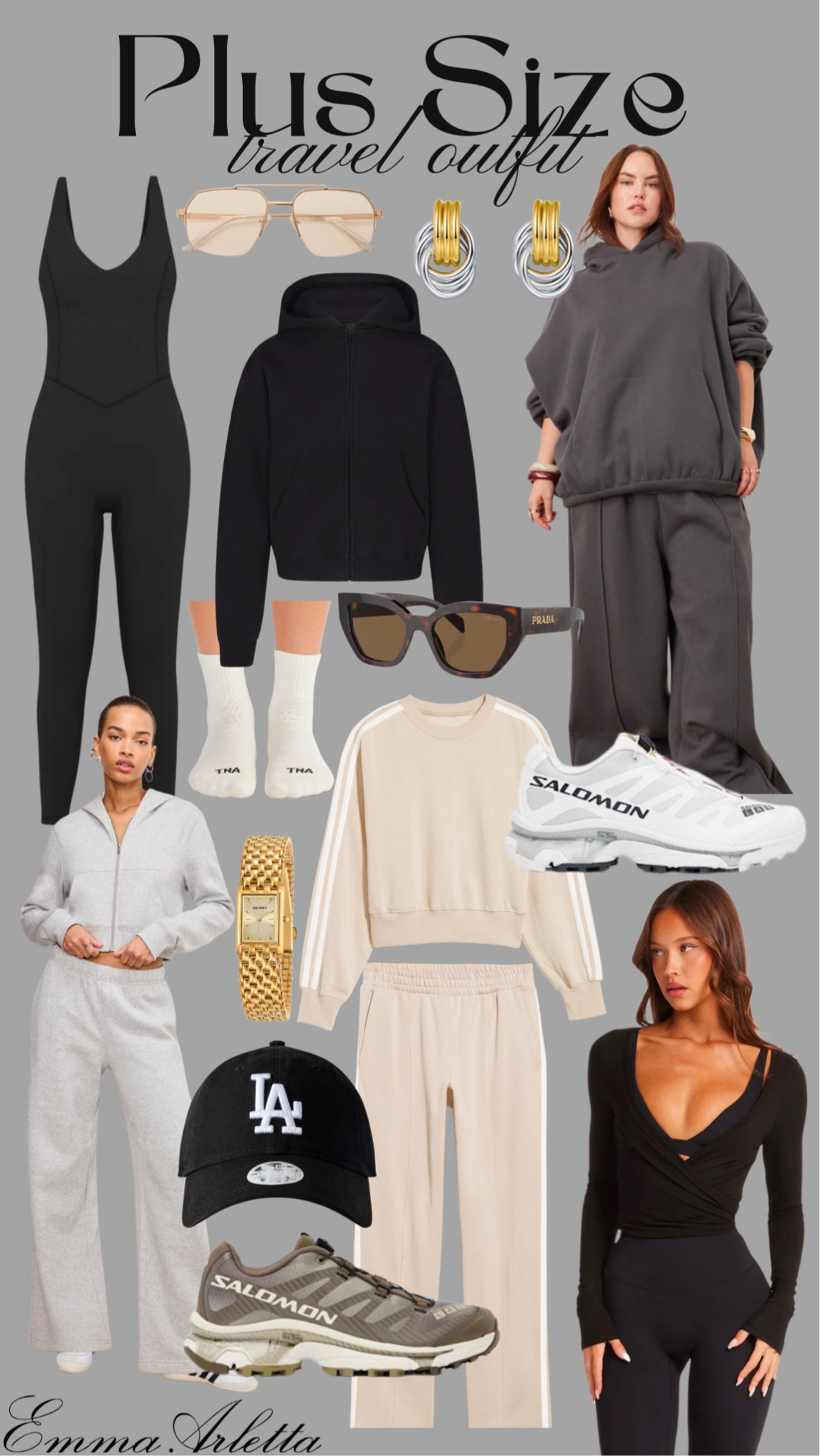 Travel outfit inspo☁️

Travel outfit, airport outfit, Athleisure, loungewear, travel, casual outfit 

#LTKStyleTip #LTKPlusSize #LTKTravel