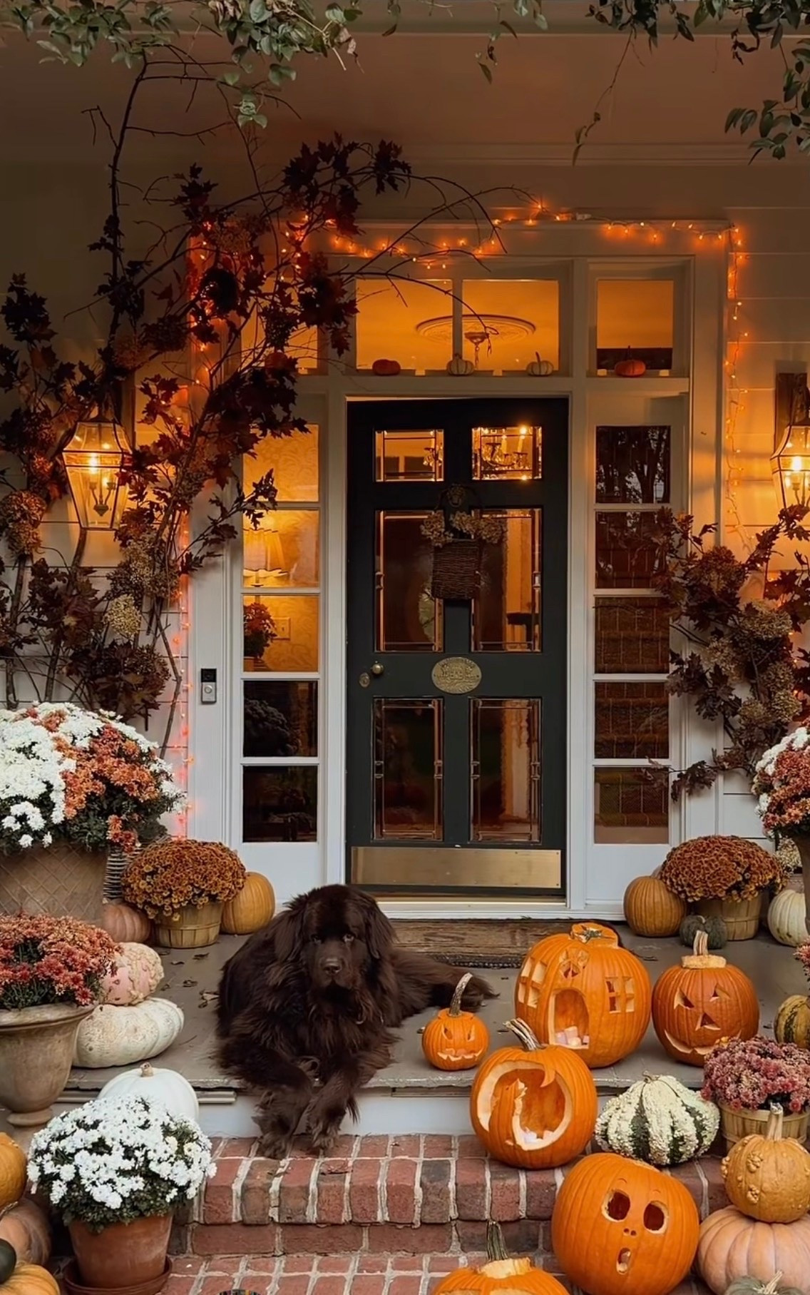 The amber/orange string lights that make my front porch so magical during the Fall season.✨🧡

#LTKHome #LTKSeasonal