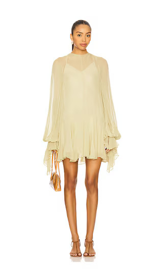 Terran Mini Dress in Sand | Revolve Clothing (Global)