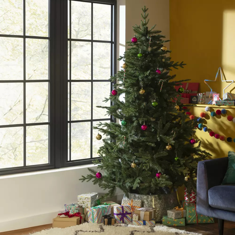 Habitat 7ft Natural Upswept Mixed Tip Christmas Tree939/4133 | argos.co.uk