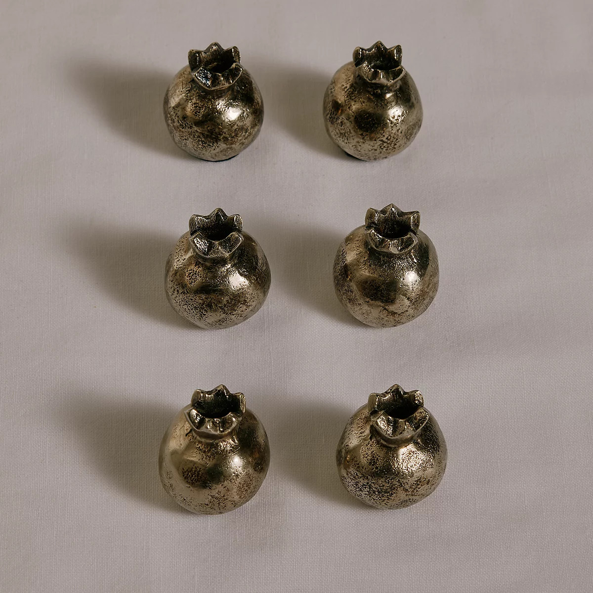 Pomegranate Place Card Holders – Set of 6 | The White Company UK & ROW