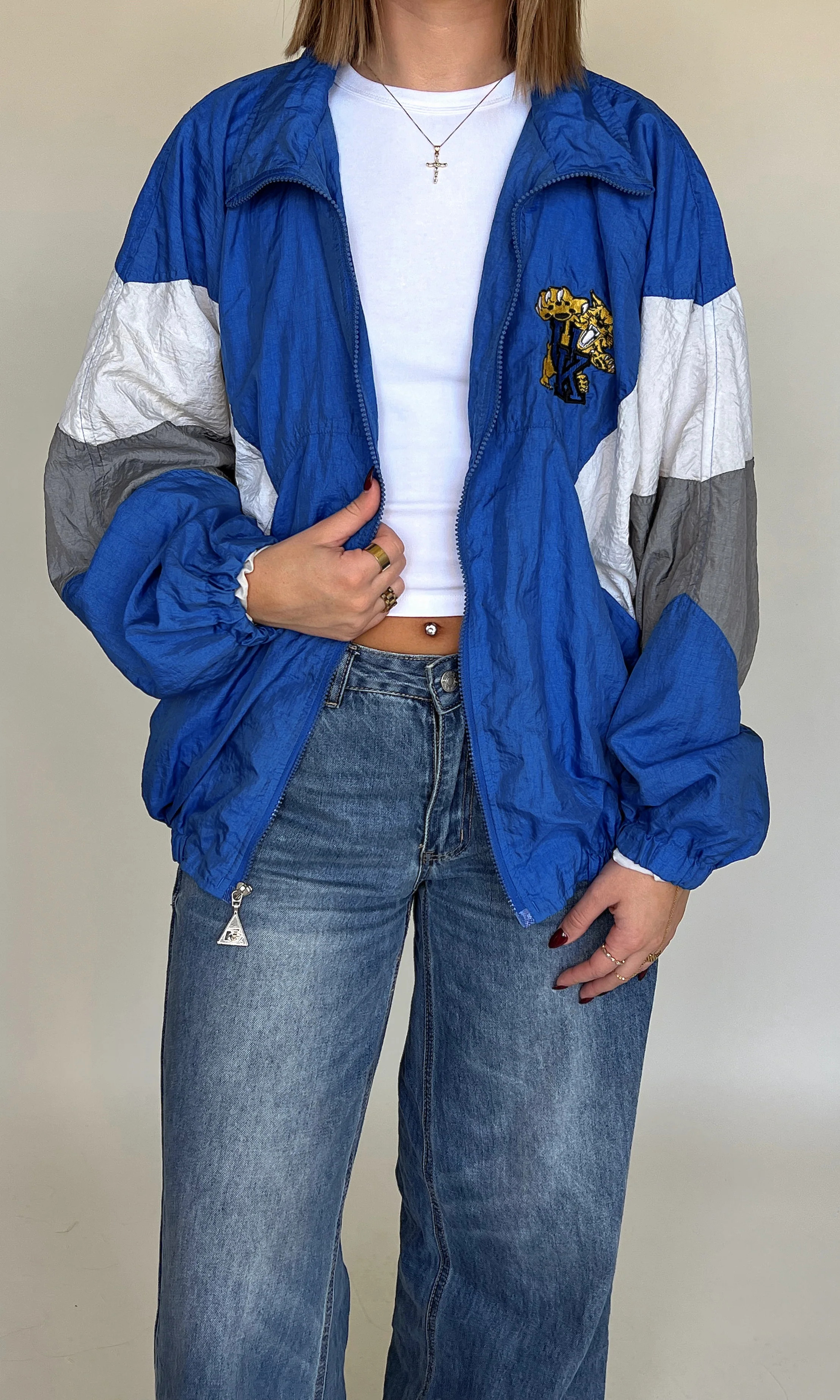 Vintage Jacket 426 Blue / Medium | Calypso Boutique