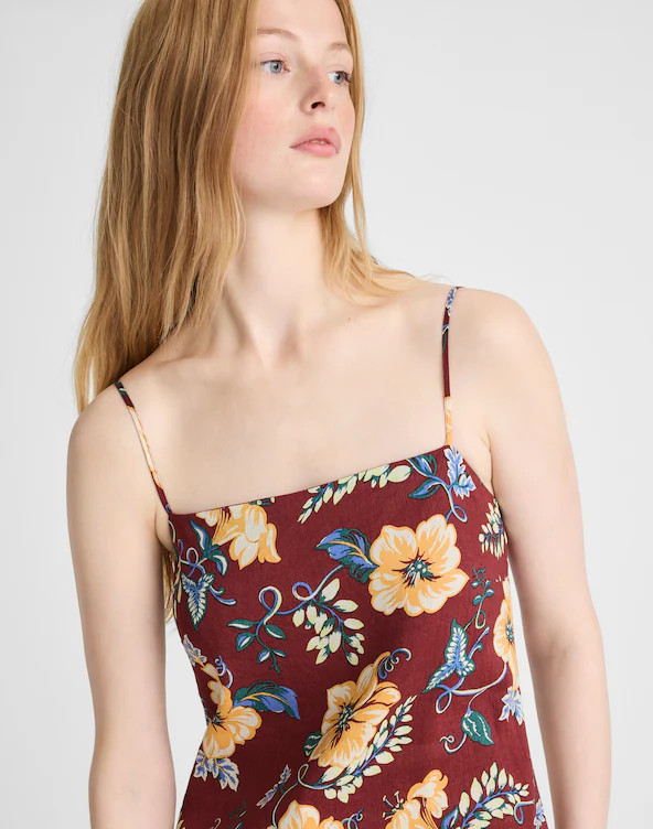 Squareneck Sleeveless Maxi Dress | Madewell