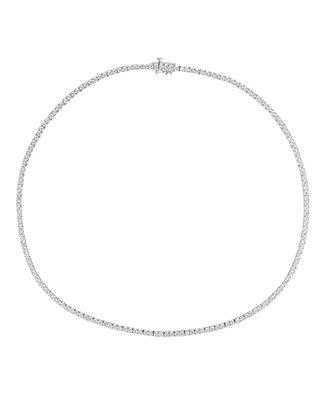 Macy's Diamond (3 ct. t.w.) Necklace in Sterling Silver - Macy's | Macy's