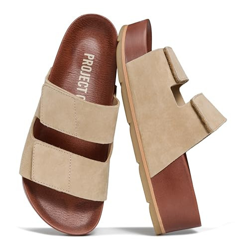 Project Cloud 100% Genuine Leather Platform Sandals Women Footwear-Beach Essentials Summer Wedges with Plush and Soft Insole-Non Slip&Lightweight Wedge Sandals For Women 2026 (PISMO,SAND, 6) | Amazon (US)