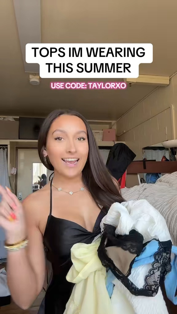 summer tops from princess polly use code TAYLORXO!