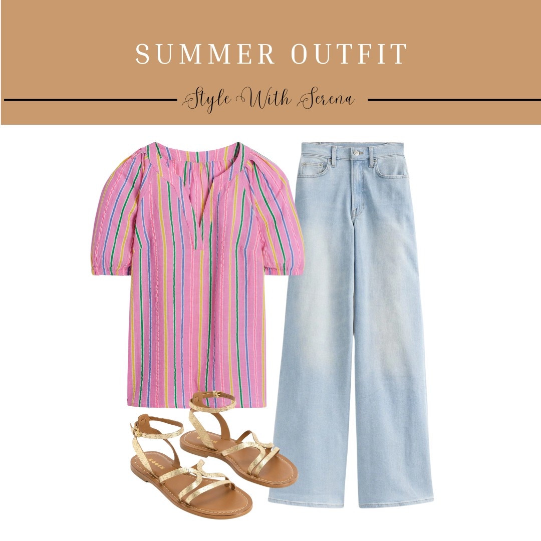 Summer outfit, summer fashion, summer blouse, jeans, sandals 

#LTKSummerEdit #LTKShoeCrush #LTKStyleTip