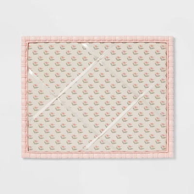 Pink Framed Fabric Kids' Photo Memo Board - Pillowfort™ | Target