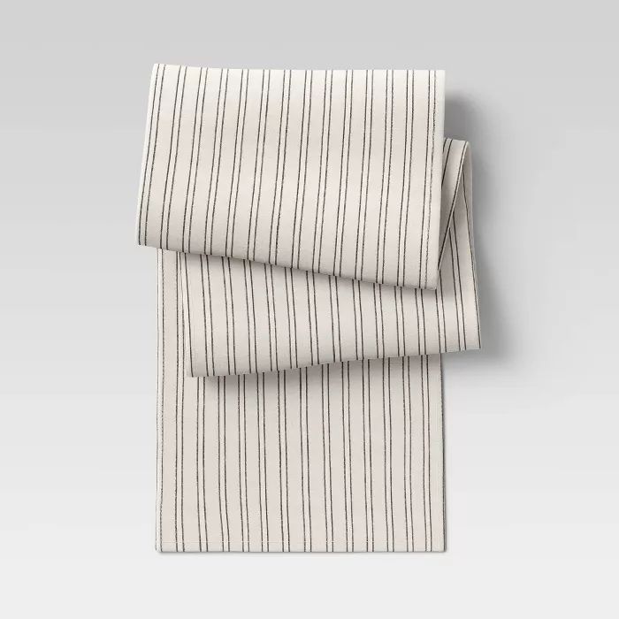 Cotton Striped Table Runner - Threshold™ | Target