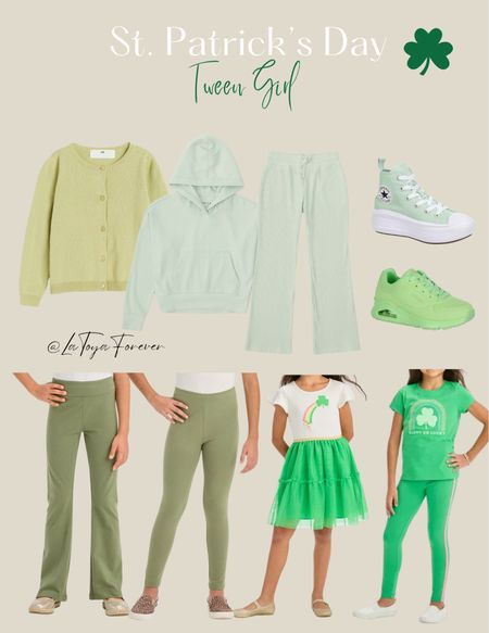 St. Patrick’s Day Tween girl outfits! ☘️

Tween girl outfits, tween girl green outfits, tween girl converse, Abercrombie tween girl outfit 

#LTKSpringSale #LTKSeasonal