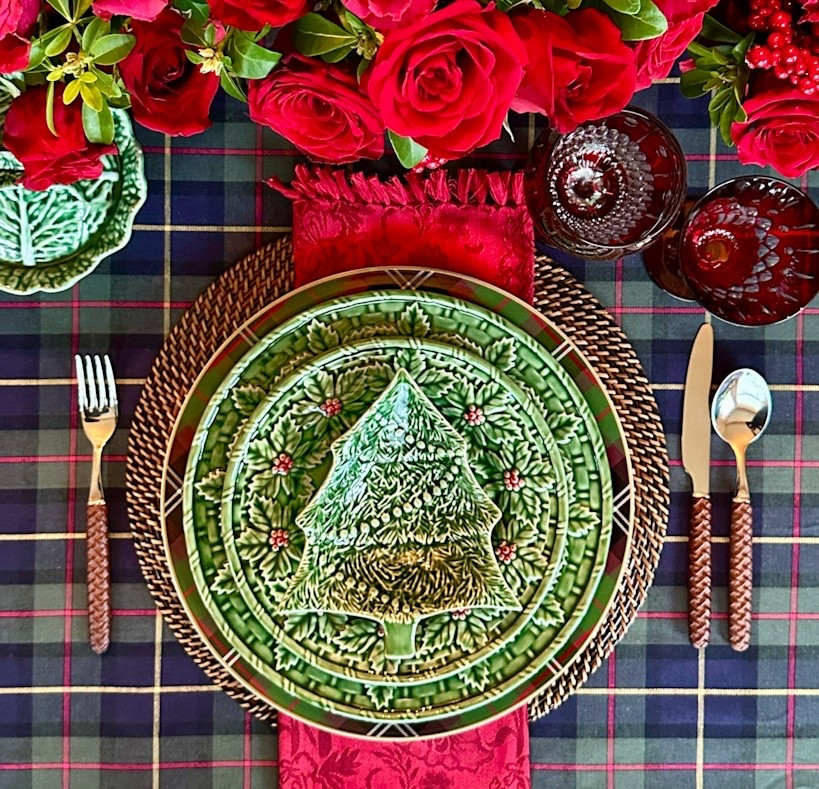 In love with this new Bordallo Pinheiro Holly
Berry pattern Christmas dishes cabbageware cut crystal Christmas tablee

#LTKSeasonal #LTKHome #LTKHoliday