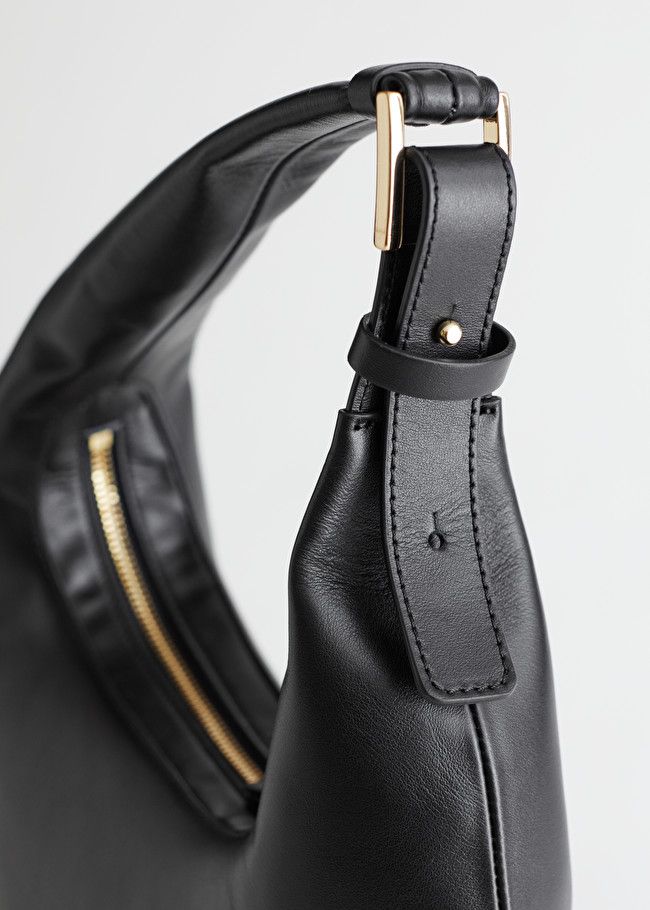 Curved Leather Shoulder Bag | & Other Stories (EU + UK)