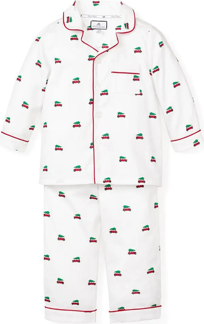 Petite Plume Kids' Holiday Journey Flannel Two Piece Pajamas | Nordstrom | Nordstrom