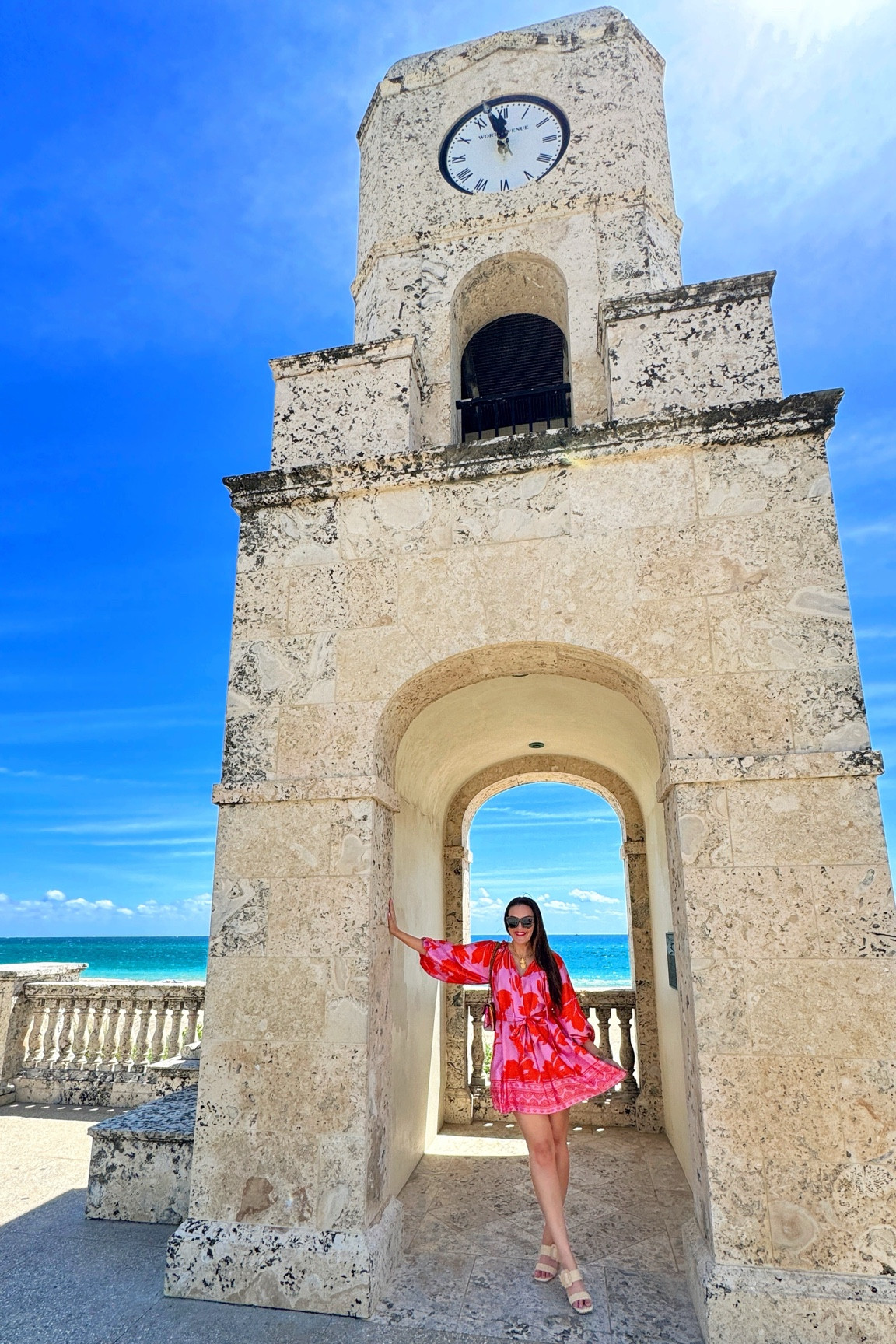 The perfect punch of color for summer travels staying local 🩷🧡 This is one of my favorite pieces I packed for Palm Beach 🌴

Dress is Antonio Melani at Dillards, perfect piece to add to your capsule wardrobe essentials with a vibrant twist!

I’m 5’6” and size down one to XS. I love that the length is still long and it’s flowy but still fitted 💕

#LTKtravel #LTKSeasonal #LTKstyletip